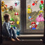 NAKLEJKI Na Szyby Okna Wielorazowe Winylowe dla Dzieci Dekoracja dla dziecka Super Mario
