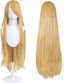 Peruka Anime Manga Blond Włosy Jasna Fryzura Cosplay z Mangi Uniwersalna