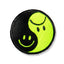 Naszywka Neonowa Yin Yang / Happy Sad Aplikacja Termo Haft - 001