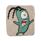 Naszywka Haftowana Aplikacja Termo Naprasowanka - 036 Spongebob - Plankton