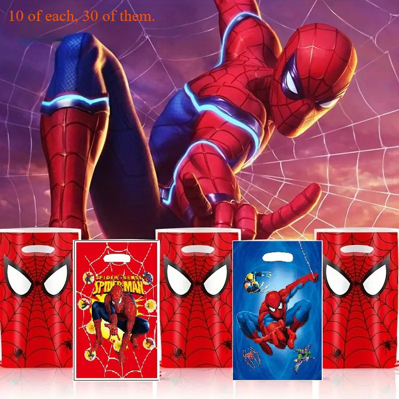 Torebki Torby na Upominki Słodycze Prezenty Cukierki Spiderman 30szt