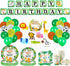Zestaw Urodziny Urodzinowy Balony Baner Urodzinowy Talerze Kubki Zwierzątka Zwierzęta