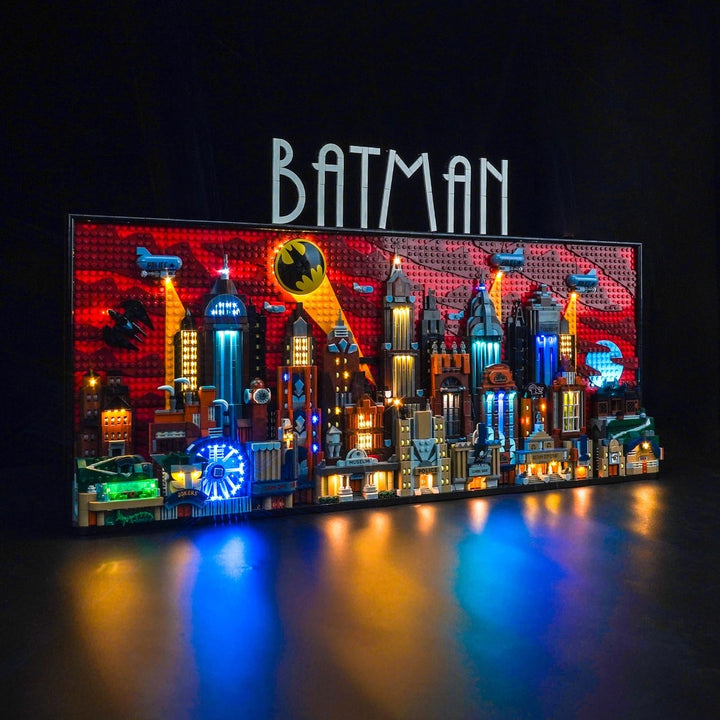 Oświetlenie LED do LEGO Batman Gotham City – efekt 3D