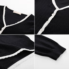 Letni Kardigan Damski Krótki Bolero Ozdobne Czarne Krótki rękaw Idealne do Sukienki