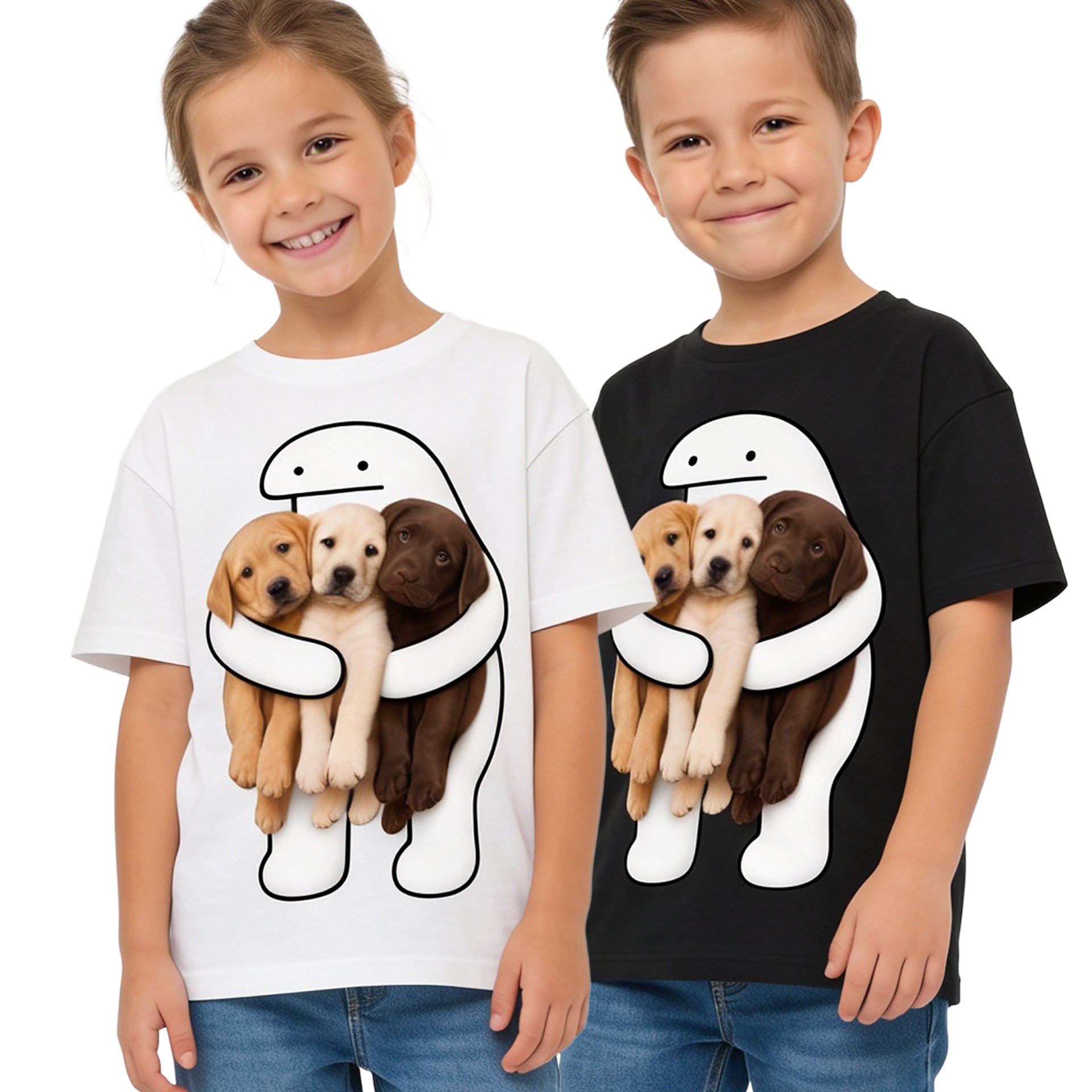 Śmieszna Koszulka z Memami kotkami Blob Dziecięca Bawełniana T-Shirt 26_61 Główne zdjęcie produktu