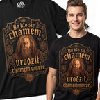 "Kto się Chamem urodził Chamem umrze" 1670 Serial Koszulka Męska T-Shirt Śmieszna Na Prezent - Czarna 26_64