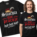 "Szlachta Nie Pracuje" 1670 Serial Koszulka Męska T-Shirt Śmieszna Na Prezent - Czarna 26_65