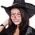 Naklejki na twarz Halloween Cukrowa Czaszka zestaw 9 arkuszy Día de los Muertos