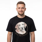 Koszulka Męska Damska T-Shirt Portret Twojego zwierzaka - Personalizowana Idealna na Prezent