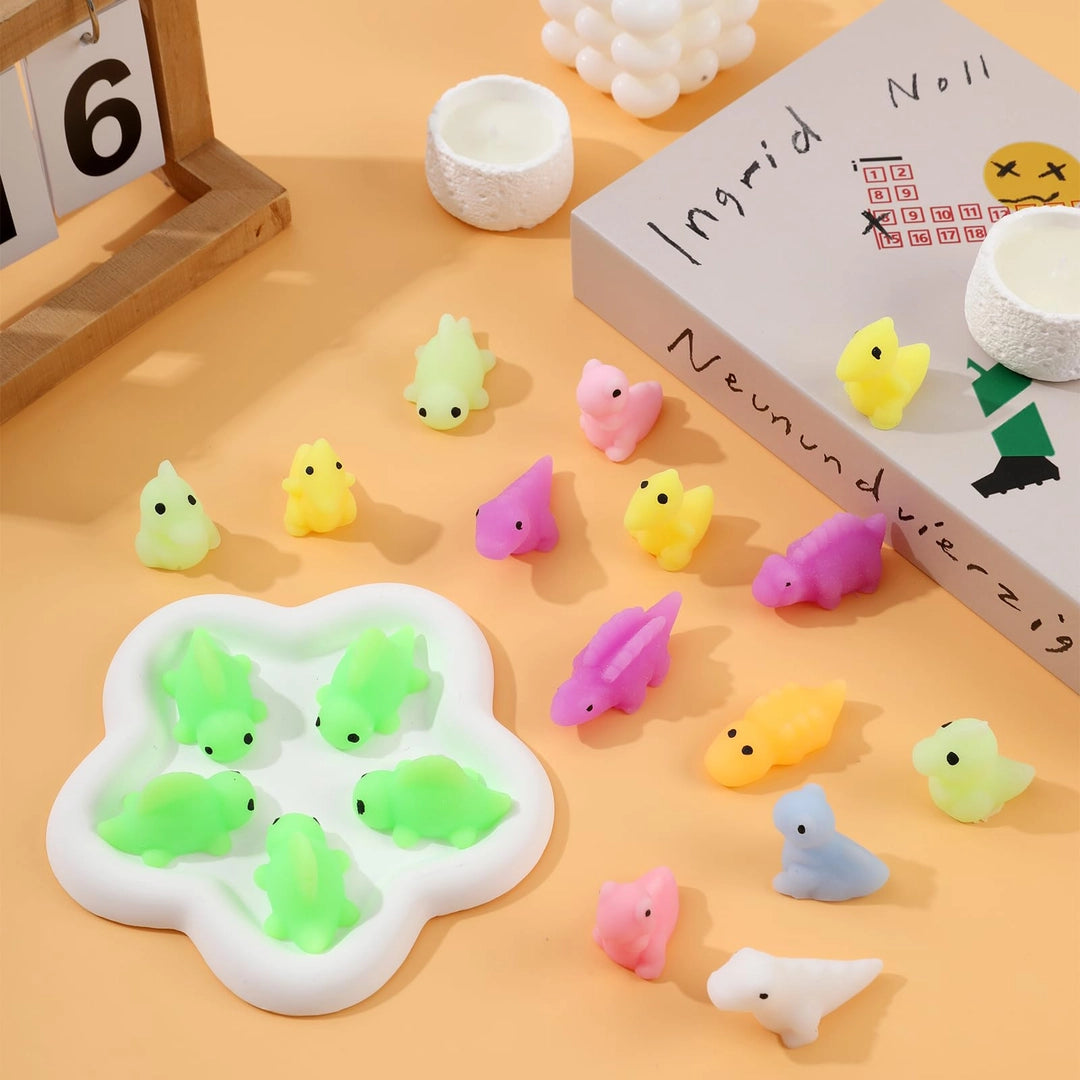 Squishy Gniotki dinozaury antystresowe zabawki sensoryczne 24 szt dla dzieci