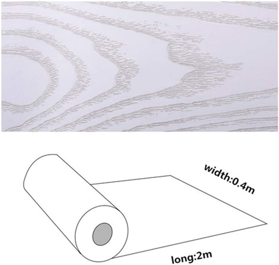 Samoprzylepna Okleina Meblowa Drewno Jasne białe Deski 5m x 40cm