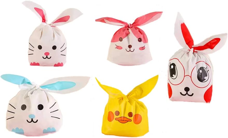Torebki Prezentowe Z Uszami Królik Kaczka Dla Dzieci 50szt Na Upominki Prezenty Główne zdjęcie produktu