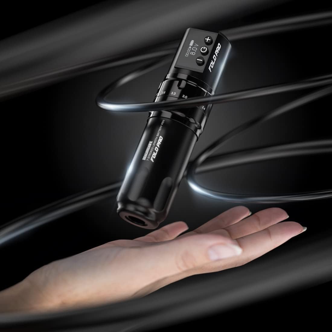 Dragonhawk Fold Pro 2xBATERIE Regulowany Skok maszynka do tatuowania Tatuażu