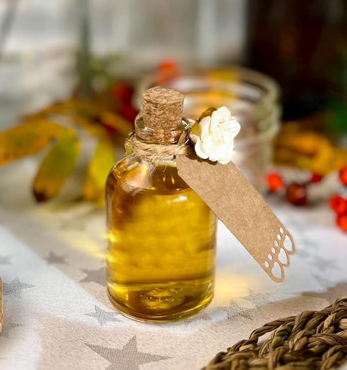 Butelki szklane 50 ml z korkiem zestaw dekoracyjny do nalewek olejków 36 sztuk Drugie zdjęcie produktu
