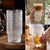 Zestaw Szklanek Komplet 4 Szklanki Do Drinków Napojów ze Słomkami