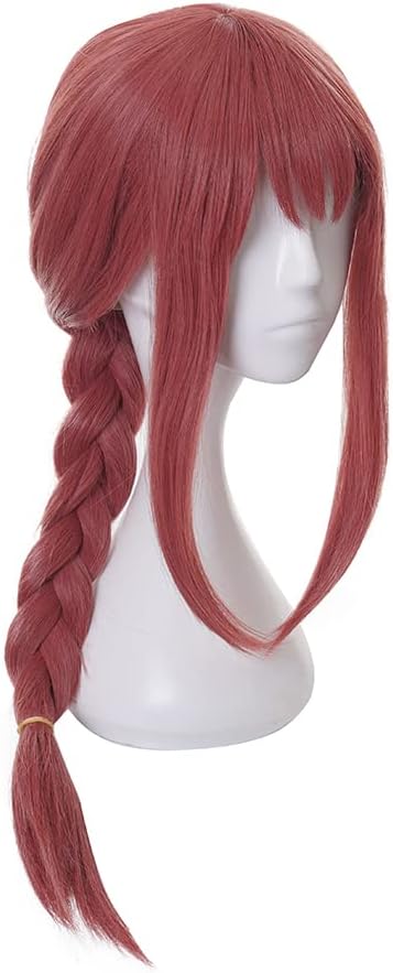 Peruka z Warkoczami Przebranie Długie Włosy Anime Cosplay Manga Makima Chainsaw Drugie zdjęcie produktu