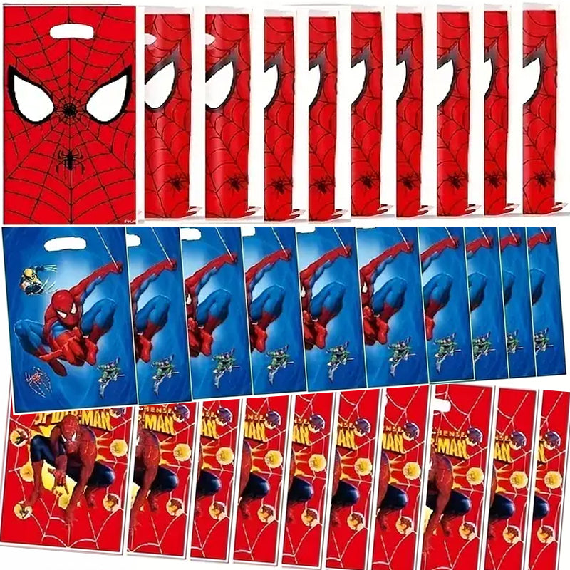 Torebki Torby na Upominki Słodycze Prezenty Cukierki Spiderman 30szt