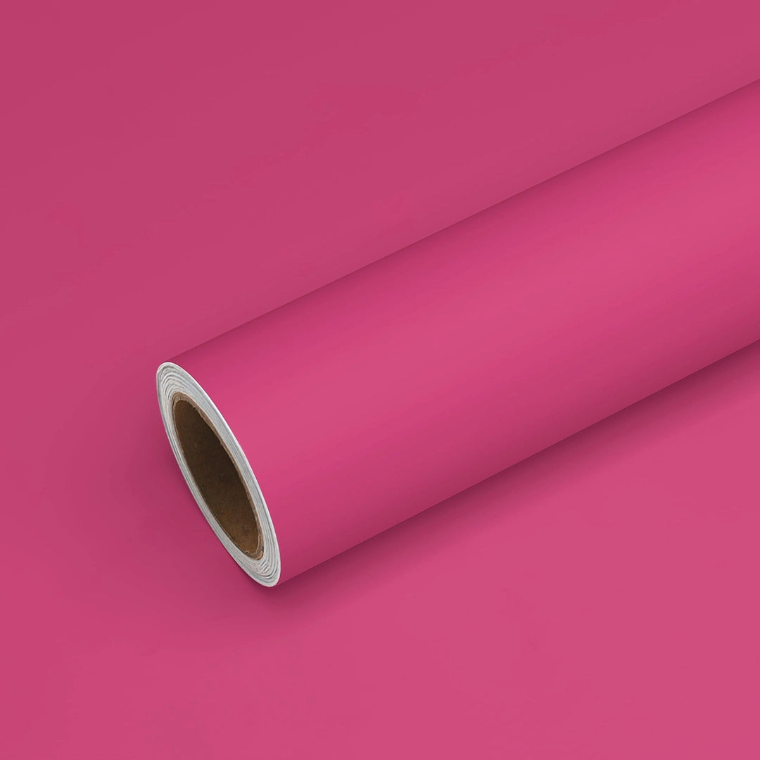 Tapeta samoprzylepna różowa Magenta Okleina matowa 40x300 cm do mebli i ścian DIY