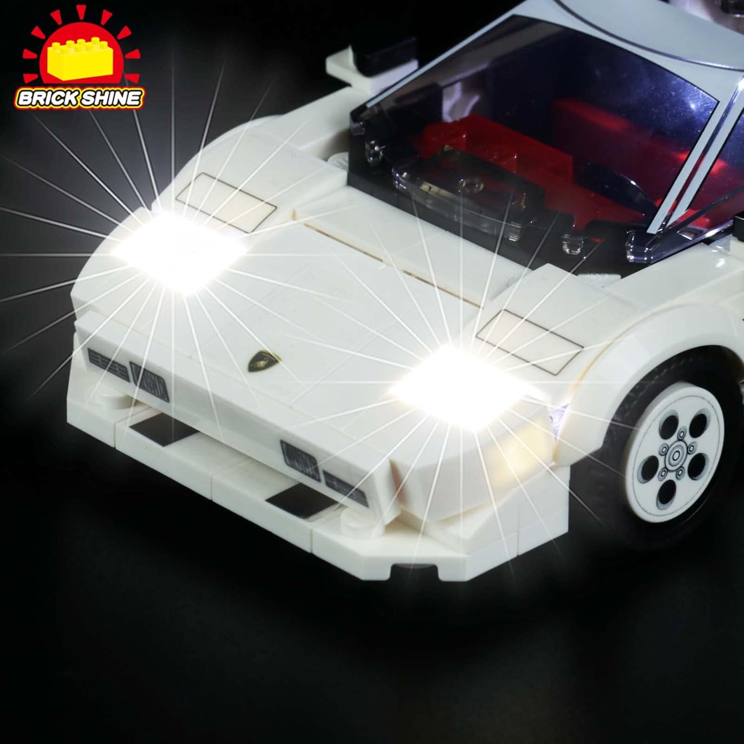 Zestaw LED do LEGO 76908 Speed Champions Lamborghini Countach Oswietlenie