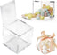 Eleganckie Mini Pudełeczka na upominki Prezenty przezroczyste z Plexiglass Akrylowe 10 szt