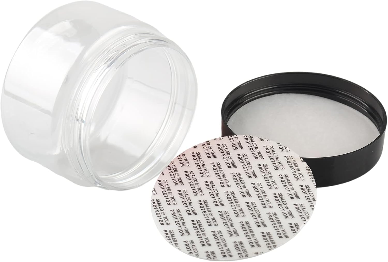 Pojemniki Słoiczki Plastikowe na Krem Próbki mini zakręcane Słoiki Przezroczyste 12 szt. Drugie zdjęcie produktu