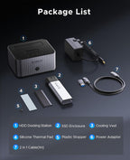 ORICO stacja dokująca M.2 NVMe & 2,5''/3,5'' HDD, klonowanie offline