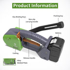 Wiązarka akumulatorowa do taśm PP PET 13-16mm 3000mAh zestaw PRO