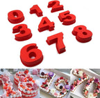 Forma Silikonowa Cyfra Liczba Na Urodziny Foremki Do Pieczenia Tortu Ciast - Cyfry -0-9