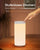 Bonsery Dotykowa Lampka Stołowa LED RGB 256 kolorów - Bezprzewodowa - 18 cm