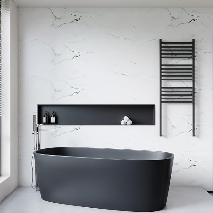 Folia samoprzylepna marmur biały 3D 40 cm x 5 m gruba 0,18 cm blat meble ściany