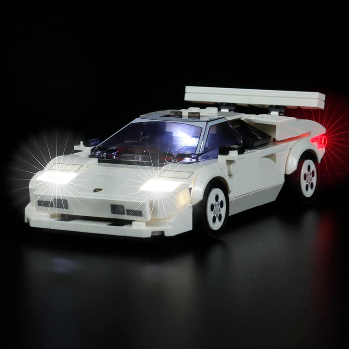 Zestaw LED do LEGO 76908 Speed Champions Lamborghini Countach Oswietlenie
