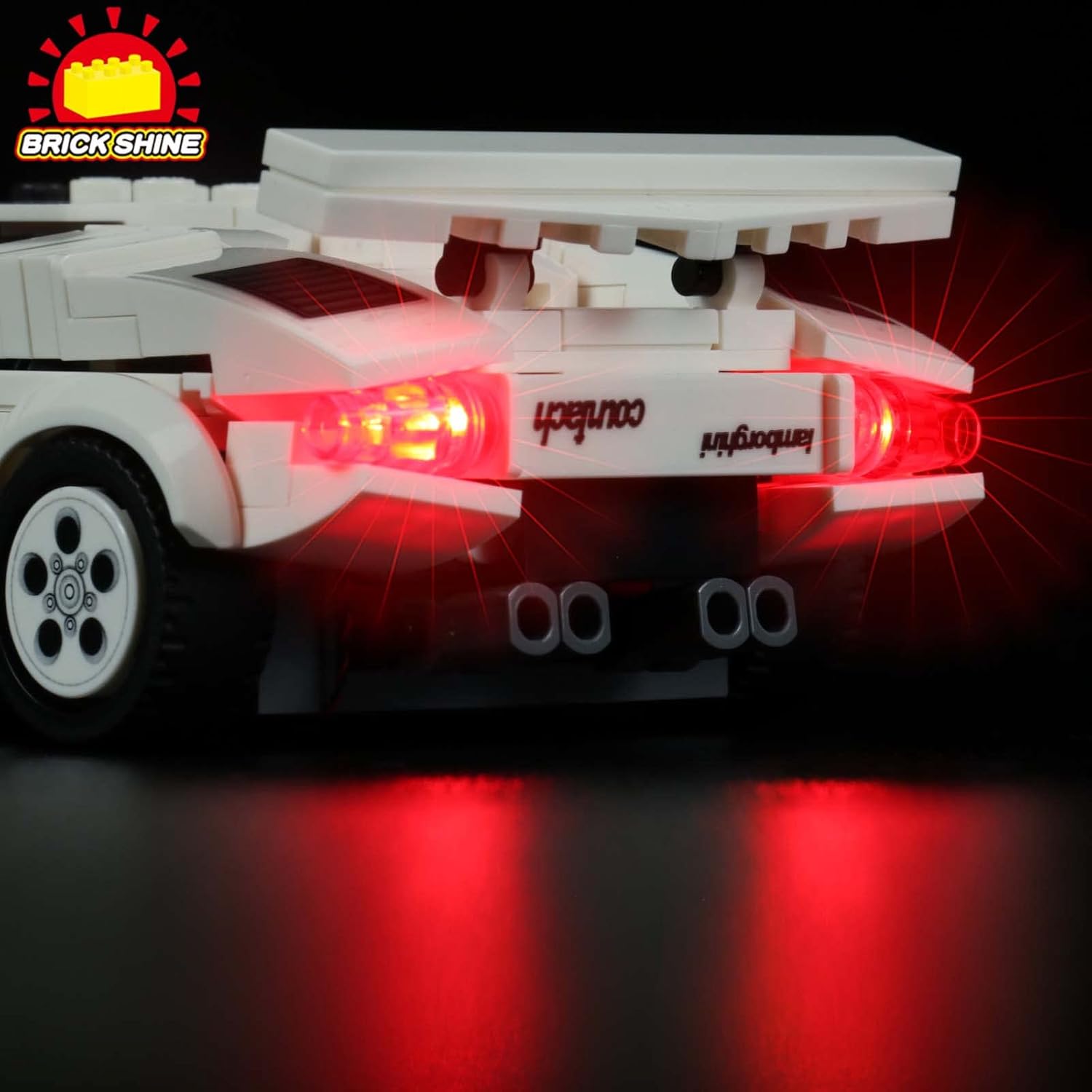 Zestaw LED do LEGO 76908 Speed Champions Lamborghini Countach Oswietlenie