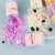 Wystrzałowe Konfetti Zestaw Komplet 10 Sztuk mini Tuba Push Pop Róż Fiolet