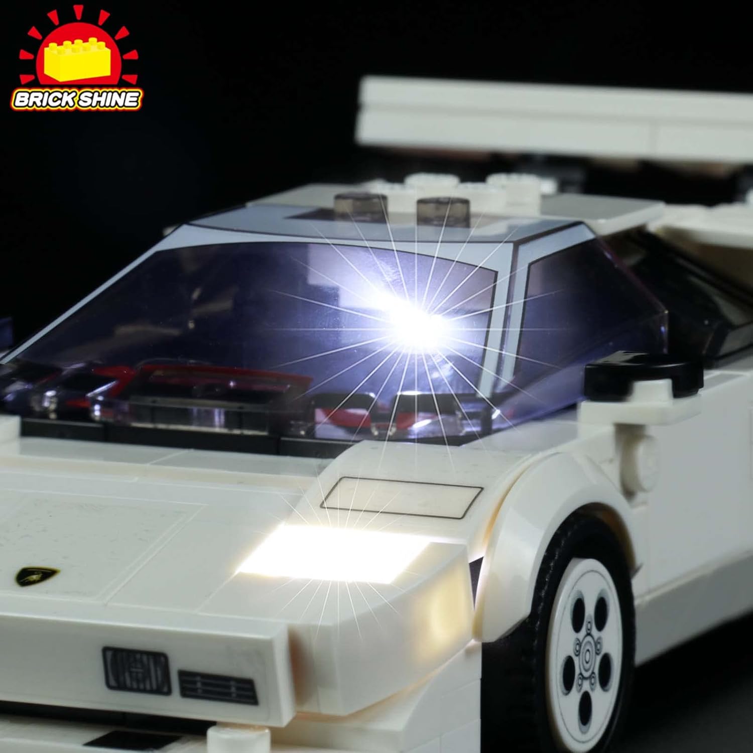 Zestaw LED do LEGO 76908 Speed Champions Lamborghini Countach Oswietlenie