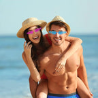 Okulary Imprezowe Na Imprezę Płomienie Kolorowe na Festiwal Party