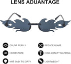 Okulary Imprezowe Na Imprezę Płomienie Kolorowe na Festiwal Party