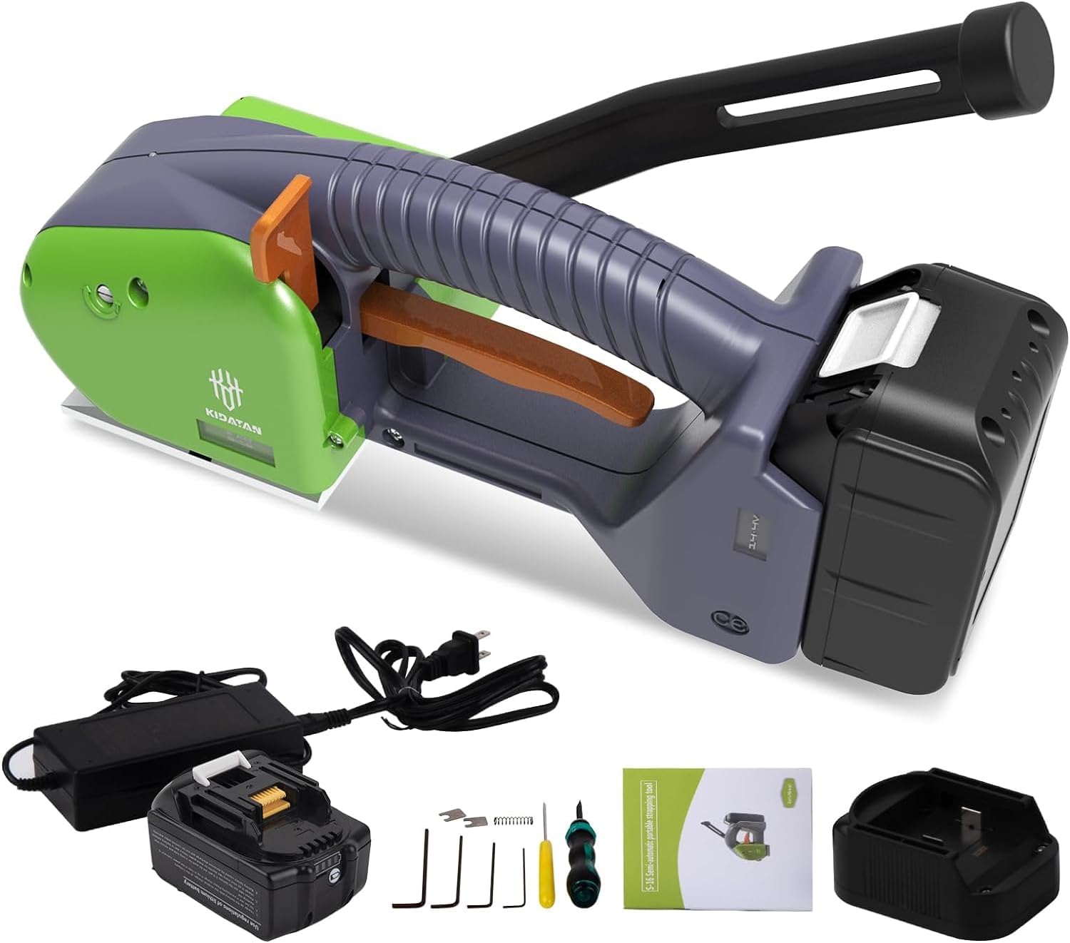 Wiązarka akumulatorowa do taśm PP PET 13-16mm 3000mAh zestaw PRO