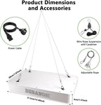 Lampa LED UV IR do Uprawy Roślin Sadzonek Ziół Panel Grow Light 1000W  do Szklarni Namiotu