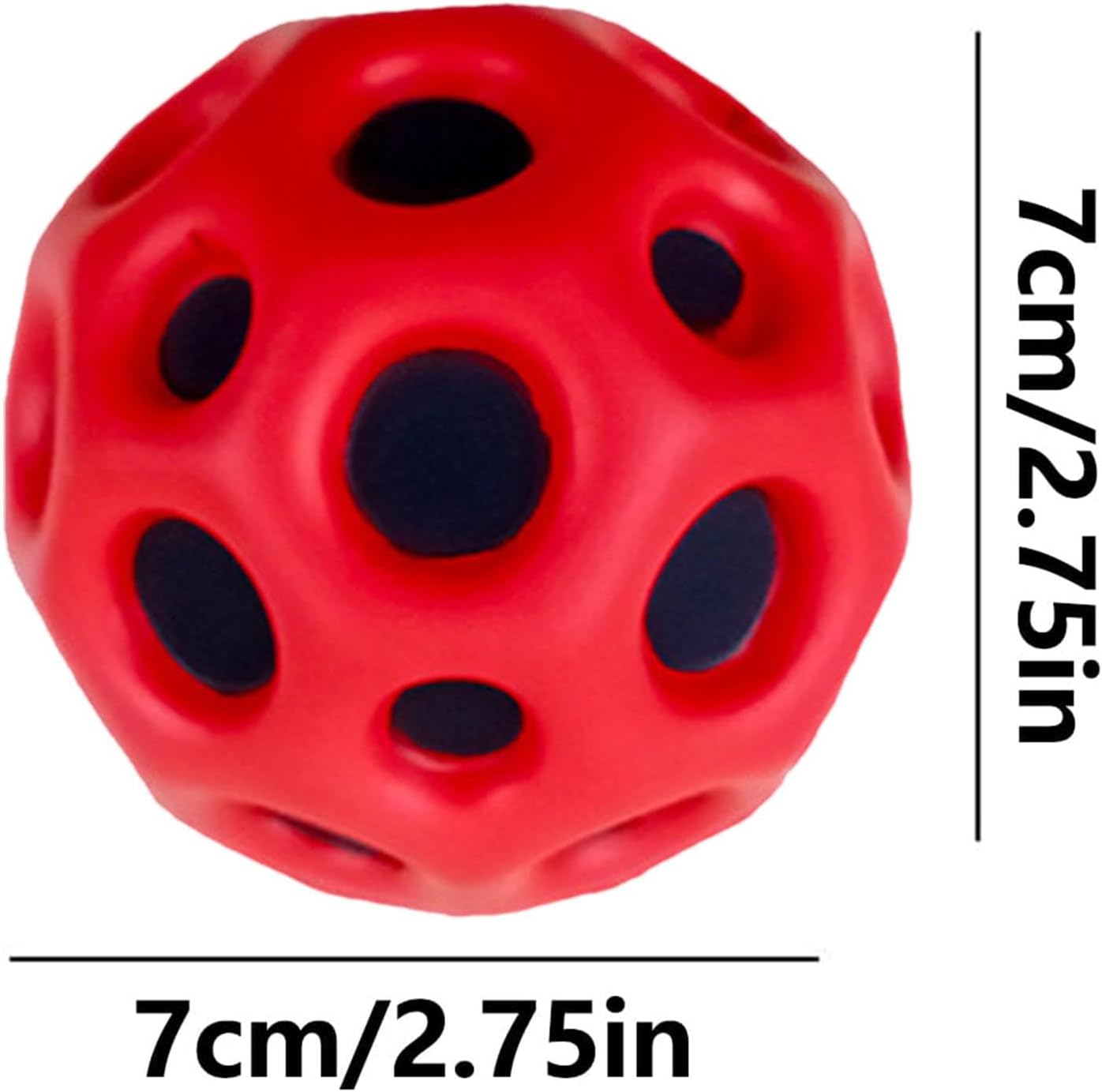 Super Skacząca Piłka Księżycowa Galaktyczna Piankowa 1 Sztuka Różowa