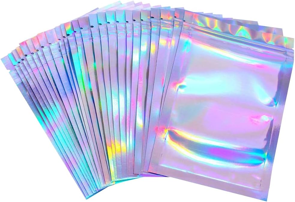 Torebki Woreczki Strunowe Ozdobne Mini Torebki na słodycze Prezenty Upominki Srebrne 10x15 cm