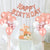 Zestaw Balonów Urodzinowy Banner Balony Ozdoby Na Urodziny Różowe Złoto