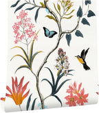 Samoprzylepna tapeta okleina kwiatoy Boho Ptaki dekoracyjna folia do mebli 44cmX1000cm