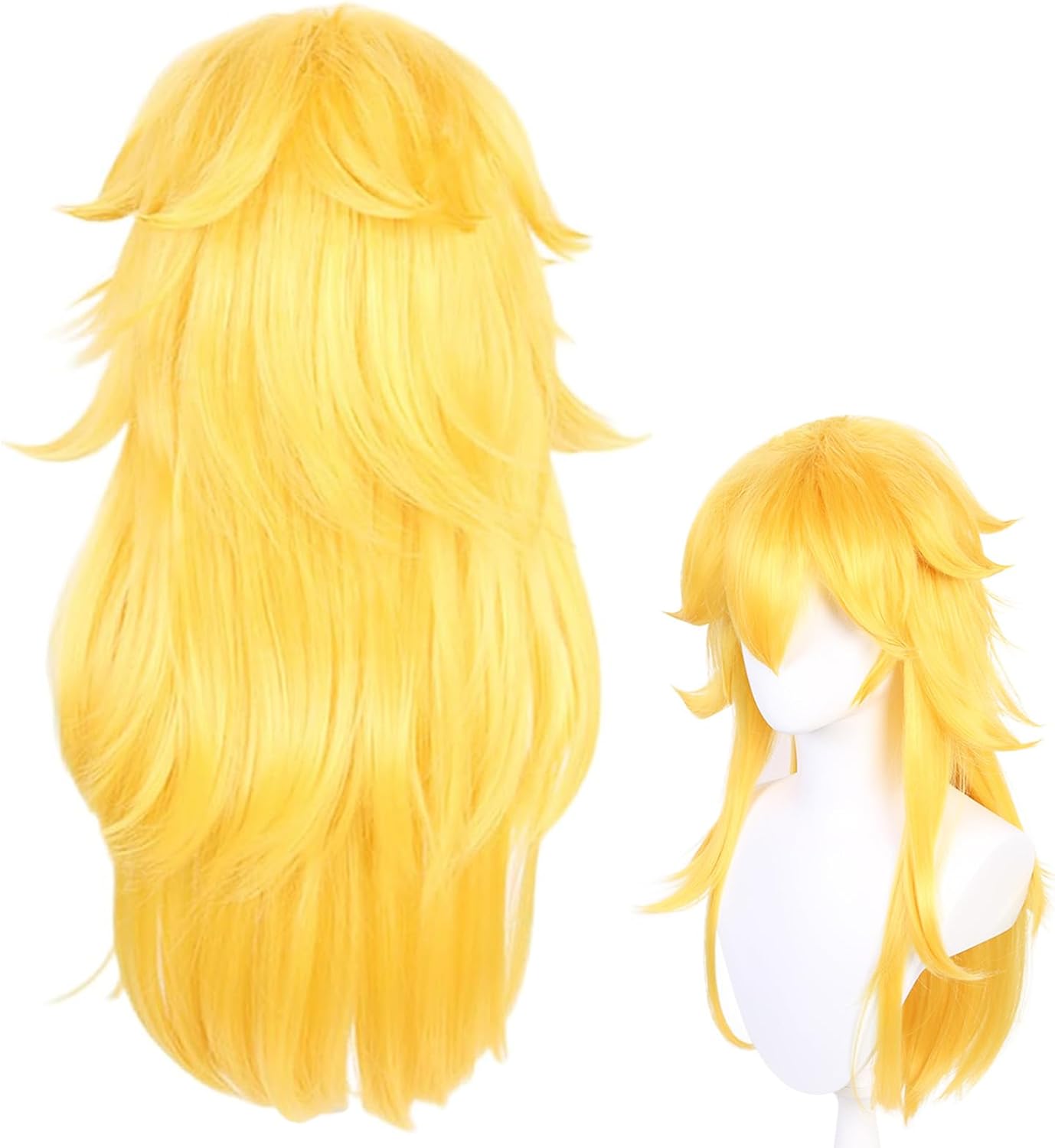 Peruka Anime Złote Włosy Księżniczki z Super Mario Blond Manga Cosplay Główne zdjęcie produktu