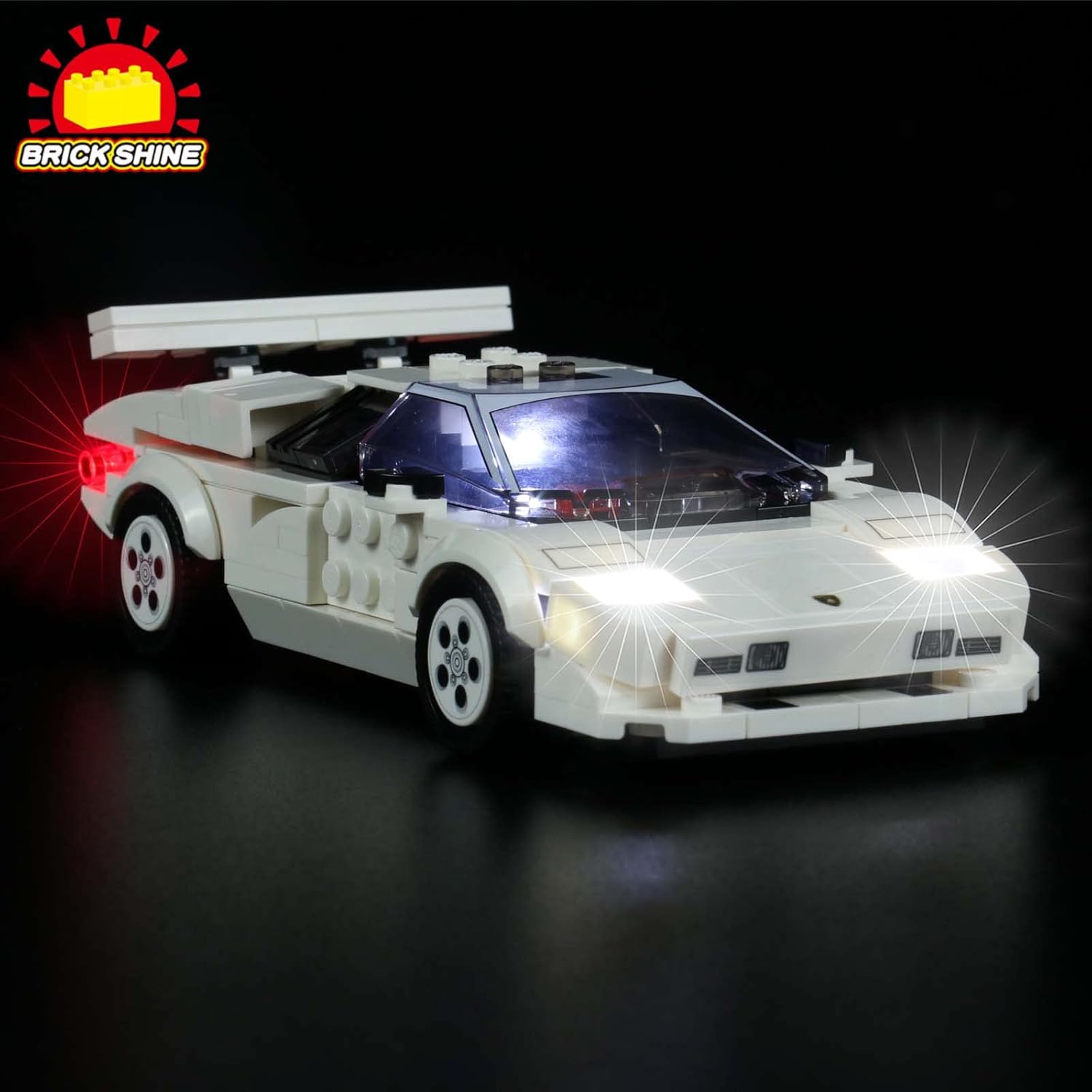 Zestaw LED do LEGO 76908 Speed Champions Lamborghini Countach Oswietlenie