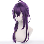 Peruka Lila Fioletowe Włosy Anime Cosplay Strój Fryzura