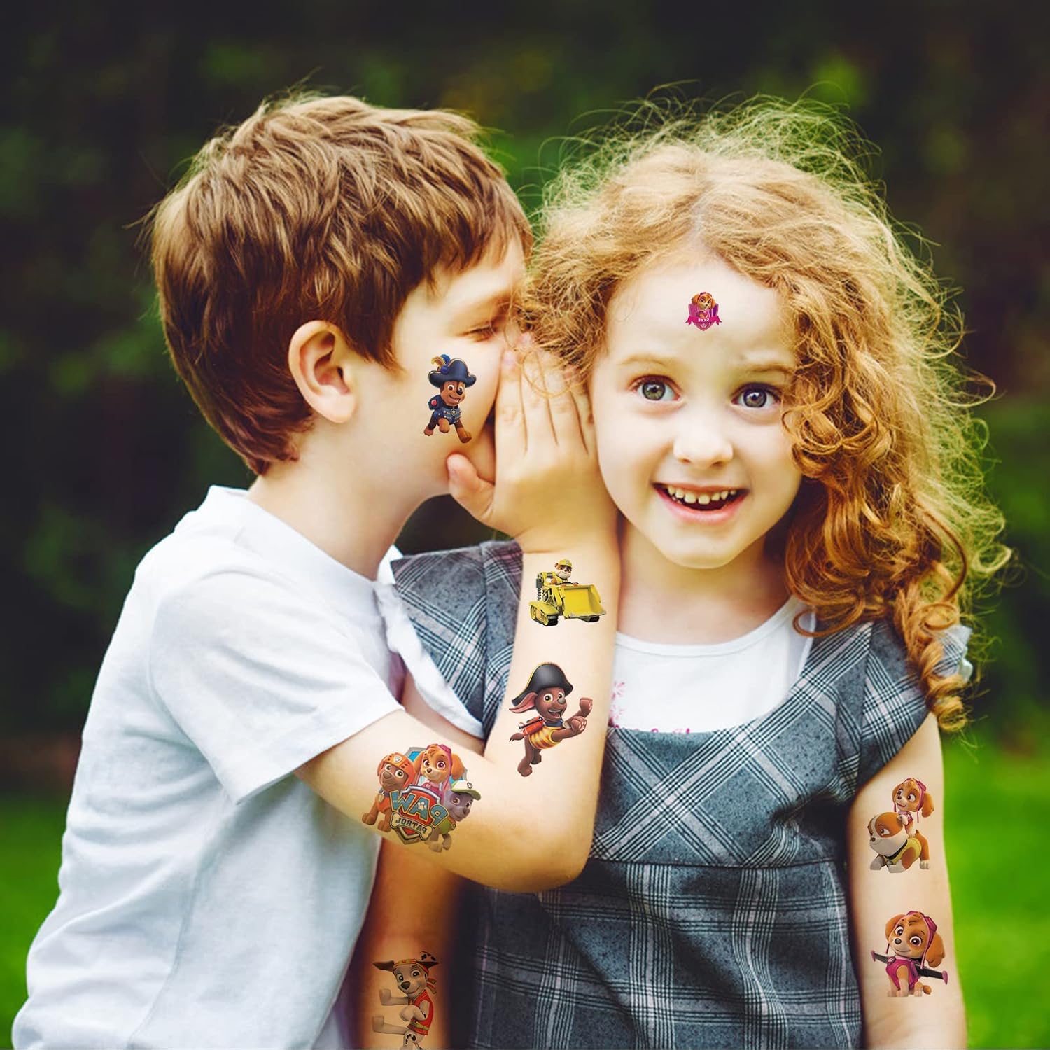 ZESTAW Tatuaży PSI PATROL Tatuaże dla Dzieci Zmywalne Wodne 10 arkuszy
