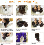 Peruka Krótki Bob Coplay Brązowe Proste włosy z grzywką do Ramion