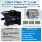 Automatyczna Etykieciarka Podajnik Dyspenser Dozownik do Etykiet Naklejek na Rolce