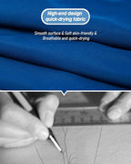 Spodenki Męskie Kąpielowe 2w1 Kąpielówki z Podszewką Kompresyjną  - Niebieskie