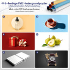 Namiot bezcieniowy duży LED 52x52 cm do fotografii produktów z tłami Zestaw Profesjonalny